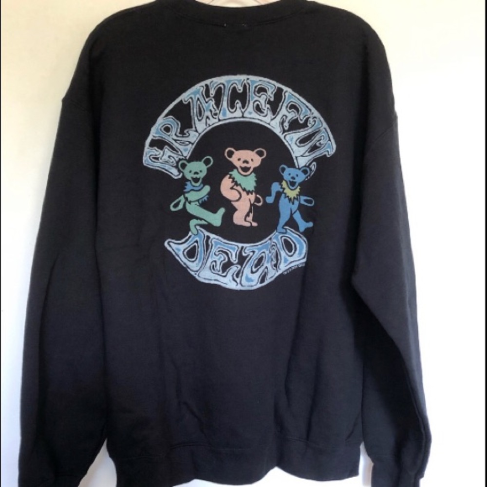 Grateful Dead Dancing Bear Junk Food Sweatshirt - Picture 1 of 3